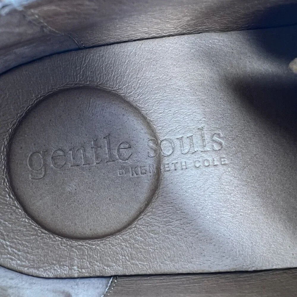 Kenneth Cole Gentle Souls NuBuck Brown Suede Oxford Mens Size 11.5M Loafers